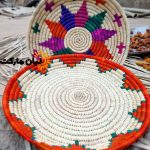 سینی حصیری قطر ۵۰ سانتیمتر